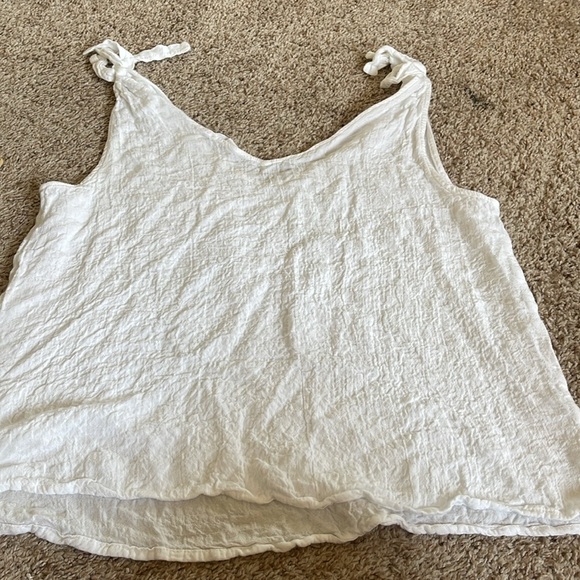 Jane and Delancey white sleeveless top - Picture 4 of 8